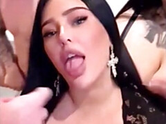 デカ尻, デカパイ, フェラチオ, 巨乳な, 手コキする, ラティーナ, オージー, オッパイの