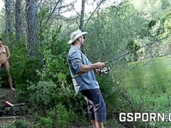 アナル, ディルド, バック, ハードコア, 自然山雀, アウトドア, 馬乗り, スペイン人