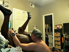 Amateur, Negro, Mamada, Corrida, Abierta, Sexo duro, Interracial, Músculo