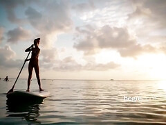 Cul, Plage, Plantureuse, Hd, Mamelons, Orgasme, De plein air, Public