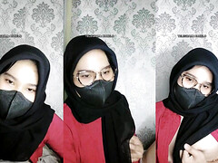 Santuy Playing Anu Lunna Hijabers Binal(2K) - Homemade