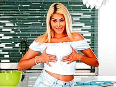 Arsch, Grosser arsch, Blondine, Blasen, Latina, Lecken, Muschi, Jungendliche (18+)