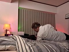 Leie, Asiatisch, Geschnappt, Fingern, Hardcore, Hotel, Japanische massage, Reif