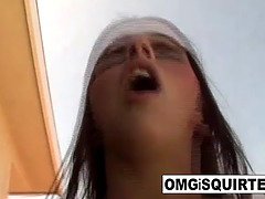 Watch Missy Stone get fingered and pounded until she squirts like a volcano
