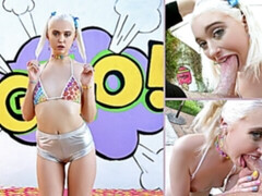 お尻, デカ尻, イく瞬間, 顔射, 目瞪口呆, なめる, ティーン, オッパイの