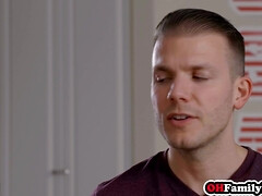 18 años, Rubia, Mamada, Garganta profunda, Polla, Cuadrupleta, Sexo duro, Estrella porno