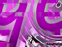 素人, アジア人, 美女, 茶髪の, 韓国人, オナニー, 一人, おもちゃ