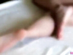 Asiatique, Gros seins, Sucer une bite, Couple, Éjaculation interne, Interracial, Coréenne, Russe