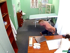 Pijpbeurt, Arts, Handbeurt, Likken, Kantoor, Billekoek, Uniformpje, Bekijker