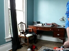 Tetas grandes, Corrida, Corridas, Polla, Pajear, Oficina, Al aire libre, Cabello corto