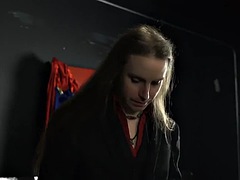 Superheroine tied up