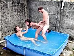 18, バック, Hd, ラティーナ, ショートヘア, 姉妹, フェラする, ティーン