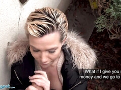 Public Agent Molten COUGAR Subil Bend gets her ideal figure pulverized from behind