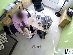 面接, ブロンド, 巨乳な, エロ熟女, 母, オマンコ, 義母, フェラする