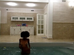 舞台裏, 黒人, ラティーナ, ガリガリ, ストリップ, ティーン, 締まりの良い, オッパイの