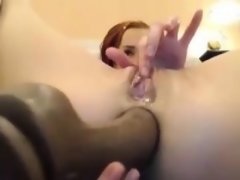 Leie, In den arsch, Masturbation, Rotschopf, Solo, Jungendliche (18+), Spielzeuge