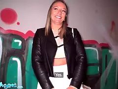 Grosse titten, Blondine, Blasen, Französisch, Hd, Pov, Öffentlich, Schreiend