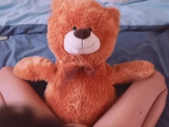 Pijpbeurt, Bruinharig, Vrouw, Hd, Orgasme, Tiener, Tieten likken, Speelgoed