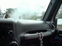Playa, Mamada, Penetracion con dedos, Novia, Al aire libre, Pov, Público, Voyeur