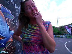 Tir de sperme, En levrette, Robe, Hd, Argent, Orgasme, Pov, Réalité