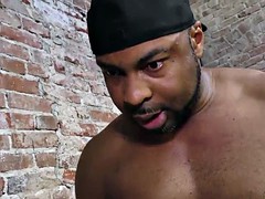 tall black man fucks a whiteboi in prison