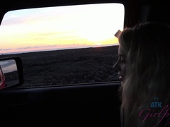 Bikini, Blonde, Doigter, Orgasme, Petite femme, Pov, Chatte, Voyeur