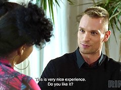 Noire, Brunette brune, Plantureuse, Noir ébène, Fétiche, Interracial, Naturelle, Lécher le sphincter