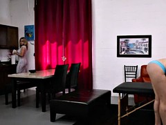 Grote mammen, Blond, Lesbisch, Masseren