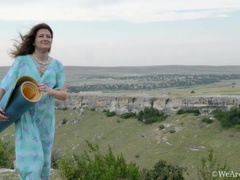 Волосатые, Белье, Мастурбация, Зрелые, На природе