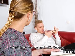 Pijpbeurt, Brillen, Hd, Likken, Rijpe lesbienne, Kut duiken, Geschoren, Zuigen