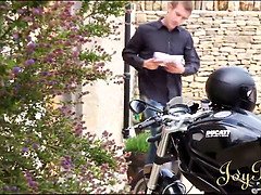 美人, フェラチオ, イギリス人, カップル, 巨大, なめる, オッパイの, 妻