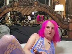 Leie, In den arsch, Crossdresser, Dildo, Hardcore, Reiten, Solo, Vibrator