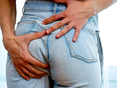 Schlafzimmer, Blondine, Blasen, Fingern, Natürlichen titten, Rasiert, Tätowierung, Titten