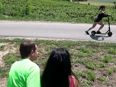 Leie, Grosse titten, Blasen, Hardcore, Hd, Lecken, Im freien, Muschi