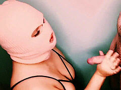 Blowjob & jismplay! DSL gf loves Cum!