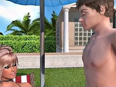 3d, Блондинки, Милф, Втроем