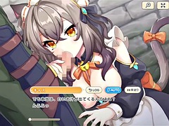 Grote mammen, Handbeurt, Japaans, Tieten likken