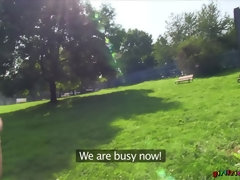 Vriendin, Lesbisch, Likken, Masturbatie, Buiten, Kut duiken