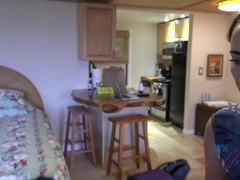 Anal, Brunette brune, Éjaculation interne, Orgasme, De plein air, Pov, Public, Mouillée