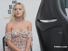 Blondine, Blasen, Würgen, Hardcore, Realität, Rau, Spion, Jungendliche (18+)