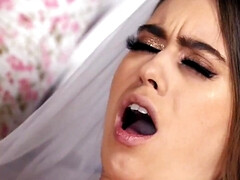 素人, デカパイ, ブロンド, 茶髪の, レズビアン, オナニー