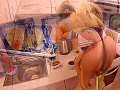 アナル, デカ尻, フェラチオ, 口内発射, 人妻の, 淫乱熟女