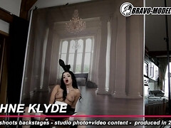 Culo, Entre bastidores, Morena, Hembra, Hd, Solo, Medias largas, Adolescente