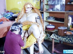 デカパイ, フェラチオ, 巨乳な, インド人, 下着, 淫乱熟女, ハメ撮り, オマンコ