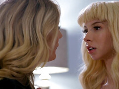 ブロンド, 顔面騎乗, 毛深い, Hd, レズビアン, 母, ティーン, 三人