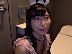 素人, アジア人, 美女, 美人, フェラチオ, カップル, 乳首, フェラする