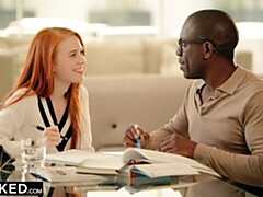 Cul, En levrette, Poupée, Interracial, Seins naturels, Maigrichonne, Adolescente, Nénés