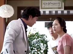 Aziatisch, Grote kont, Grote mammen, Bruinharig, Sperma, Ruw, Douche, Trio