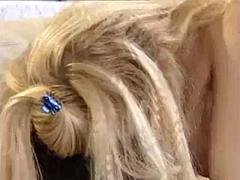 アナル, 美女, デカチン, デカパイ, ブロンド, フェラチオ, イく瞬間, オッパイの