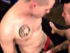 Gay dude loves hardcore fucking by BFF in anal hole